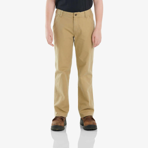 Boys' Rugged Flex® Loose Fit Canvas Utility Boot-Cut Work Pant (Child/Youth)