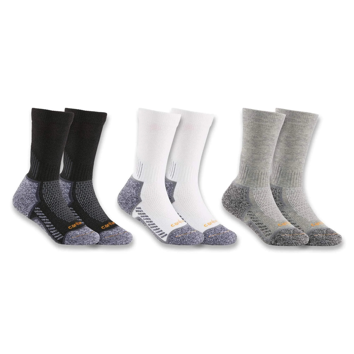 Kids' Force Midweight Crew Sock 3-Pack