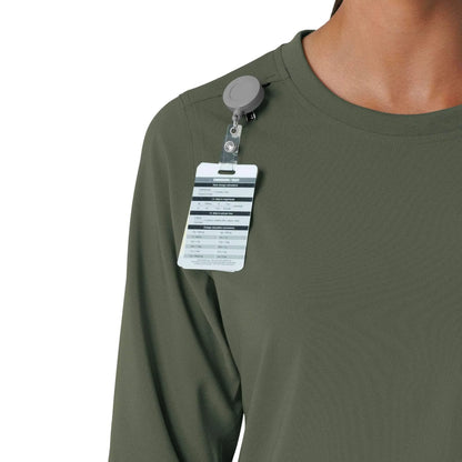 Women's Force Cross-Flex  Crew Neck Long Sleeve Scrub Top
