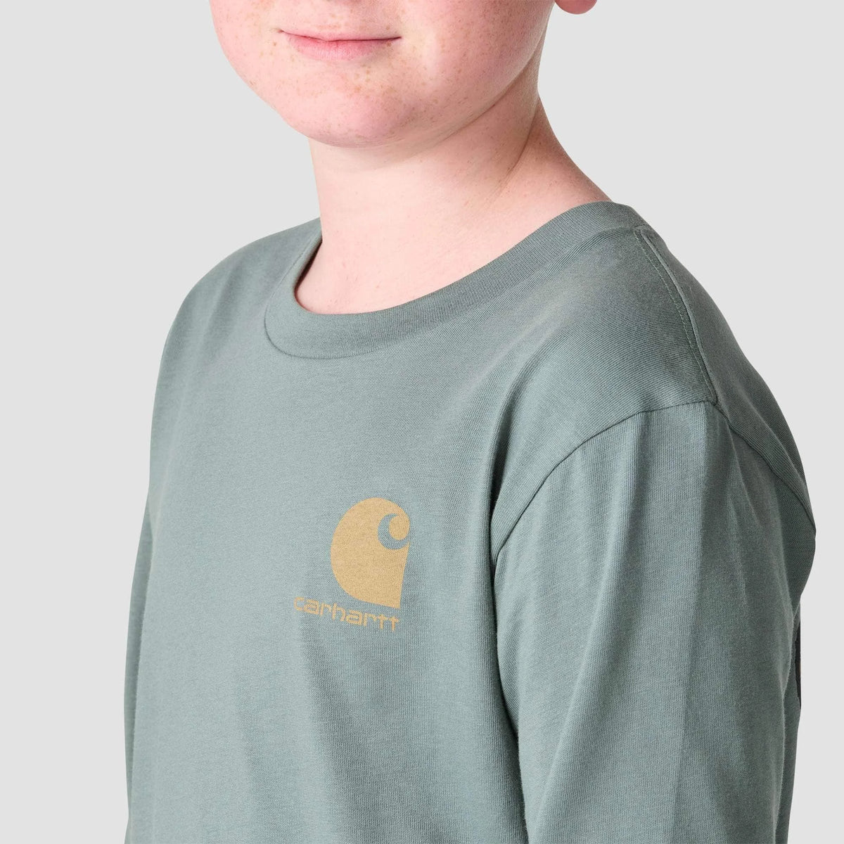 Boys' Long Sleeve Utility Vehicle Pocket T-Shirt (Toddler/Child/Youth)