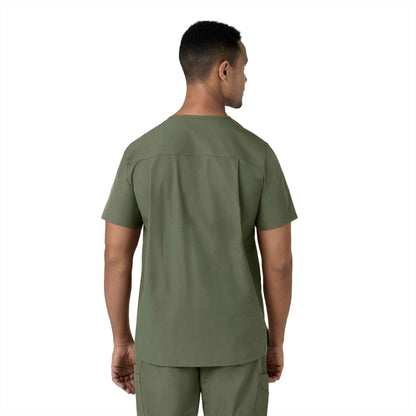Force Essentials V-Neck Shirttail Scrub Top