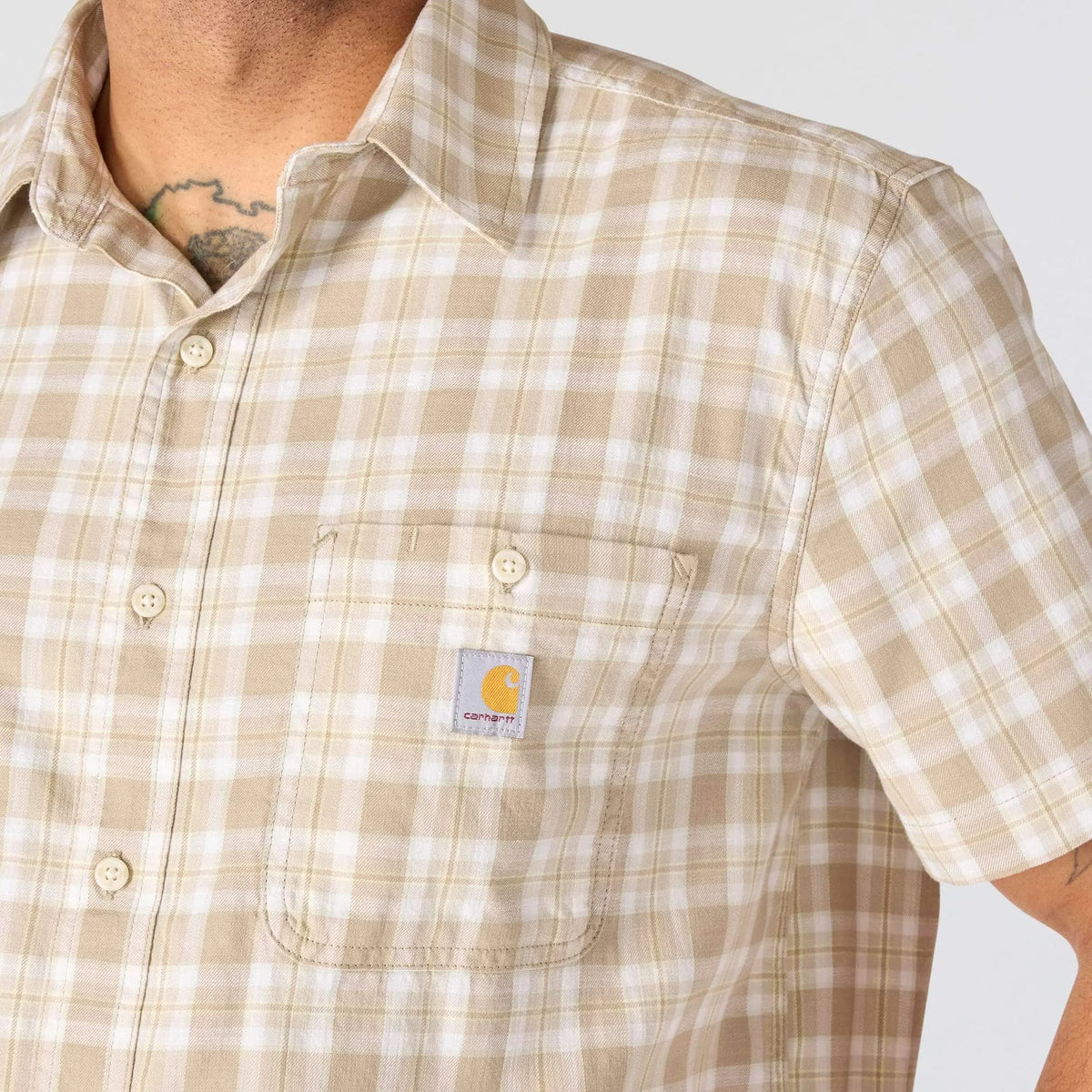 Bozeman Relaxed SS Plaid Shirt