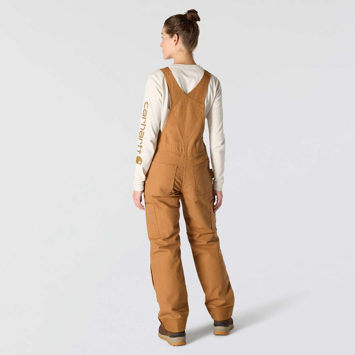 Women's Washed Duck Insulated Bib Overall