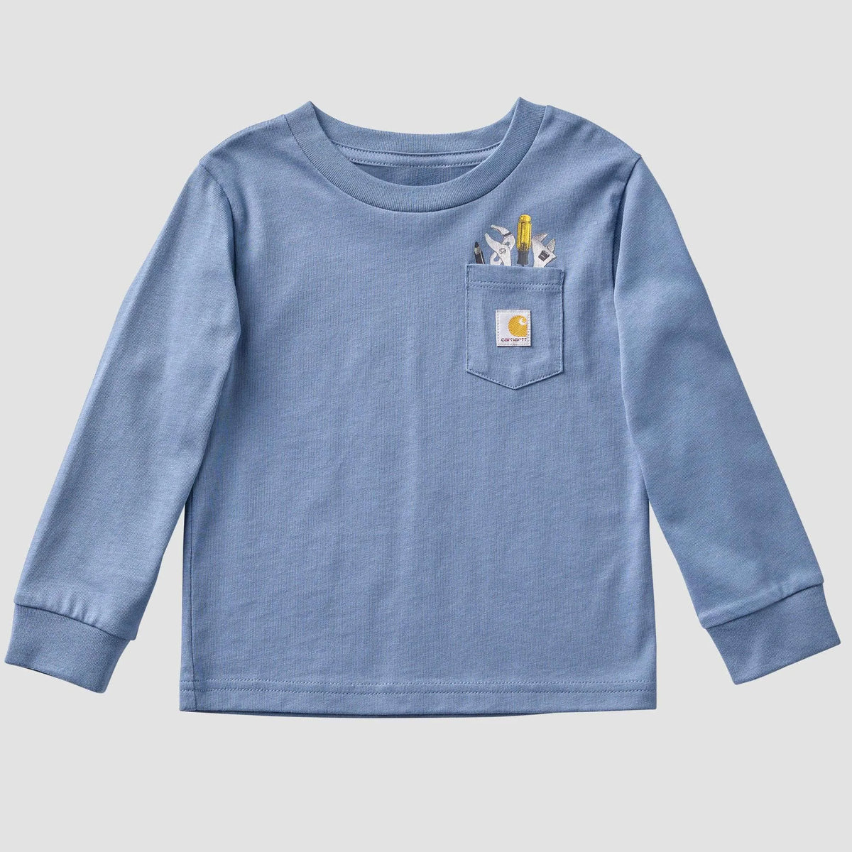 Boys' Long Sleeve Tool Pocket T-Shirt (Toddler/Child)