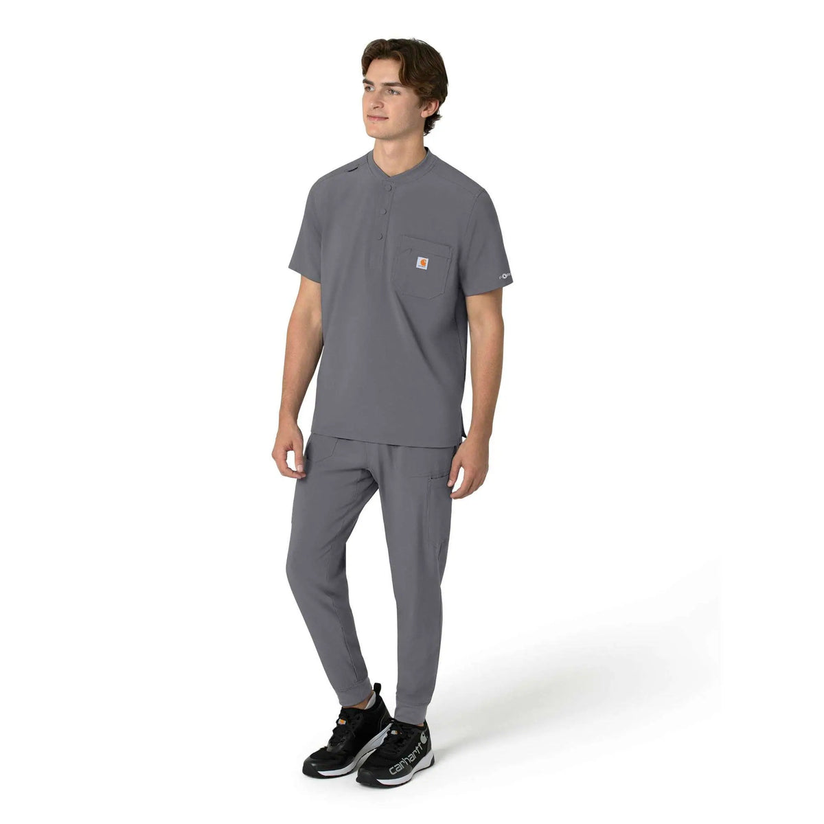 Force Cross-Flex Men's Henley Scrub Top