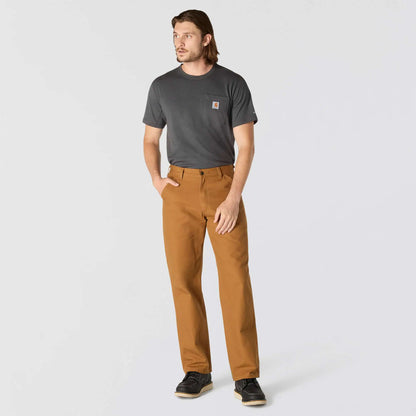 Loose Straight Washed Duck Dungaree