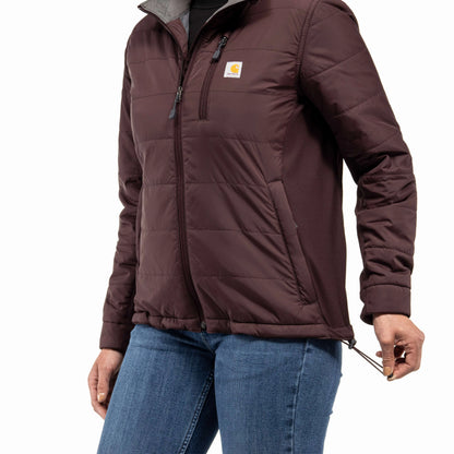 Women's Lightweight Puffer Jacket - Relaxed Fit - Insulated - 2 Warmer Rating