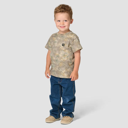 Boys' Short Sleeve Faded Camo Pocket T-Shirt (Toddler/Child/Youth)
