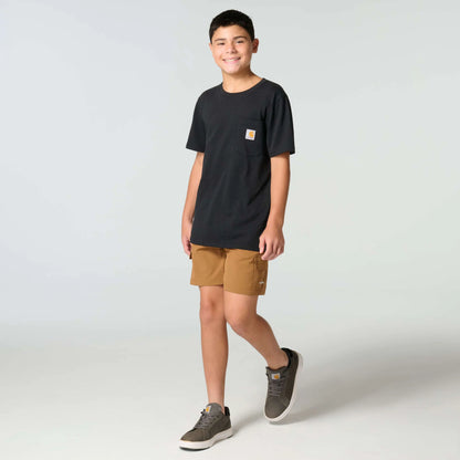Boys' Elastic Waistband Rugged Flex™ Ripstop Cargo Work Short (Youth)