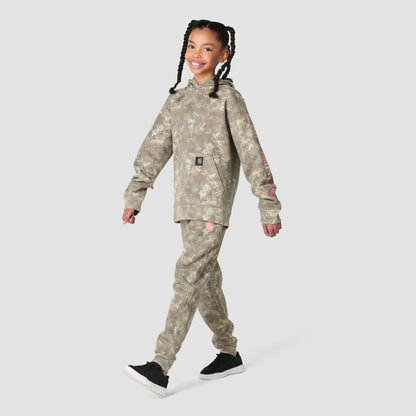 Girls' Long Sleeve Hooded Camo Graphic Sweatshirt (Child/Youth)