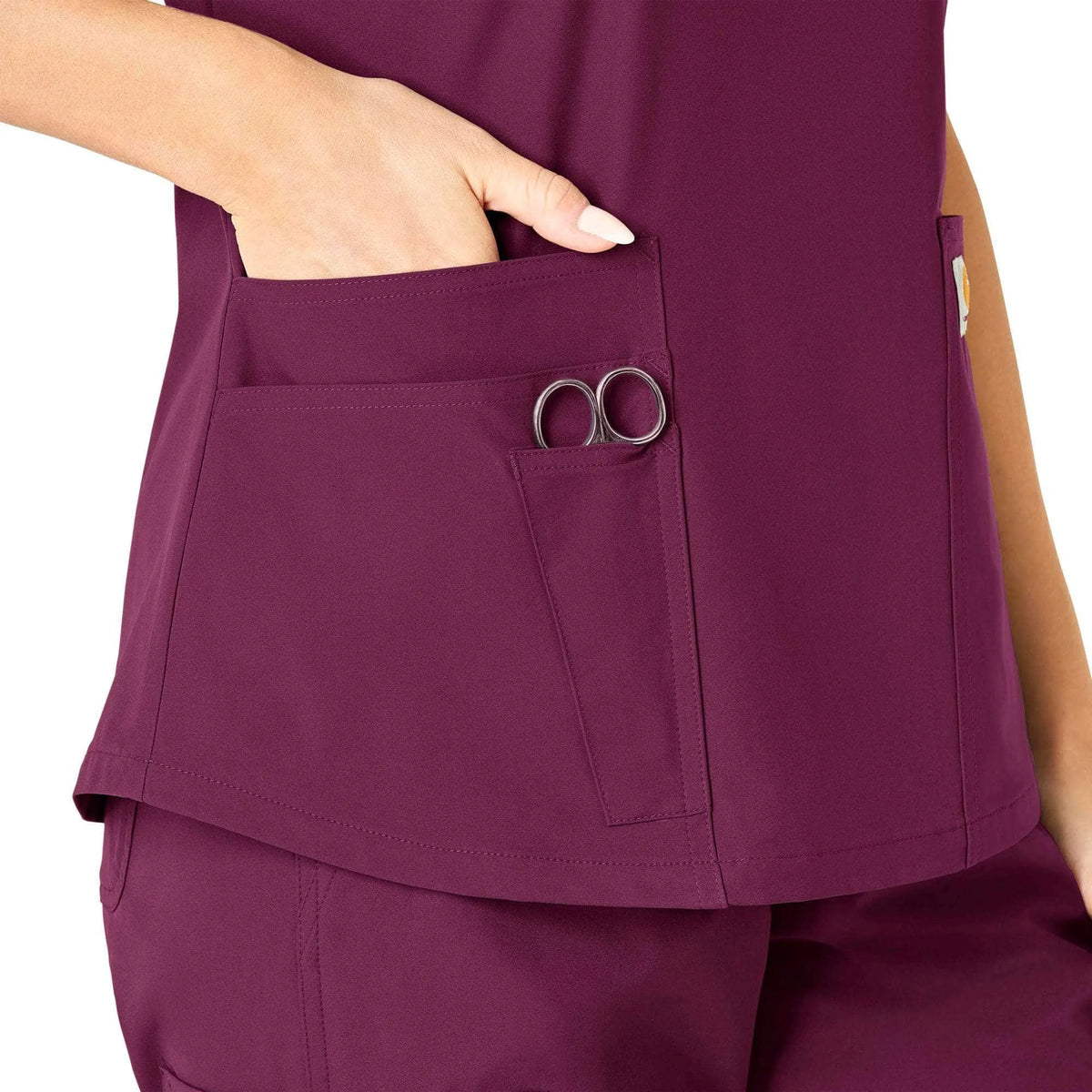 Women's Force Essentials V-Neck Scrub Top