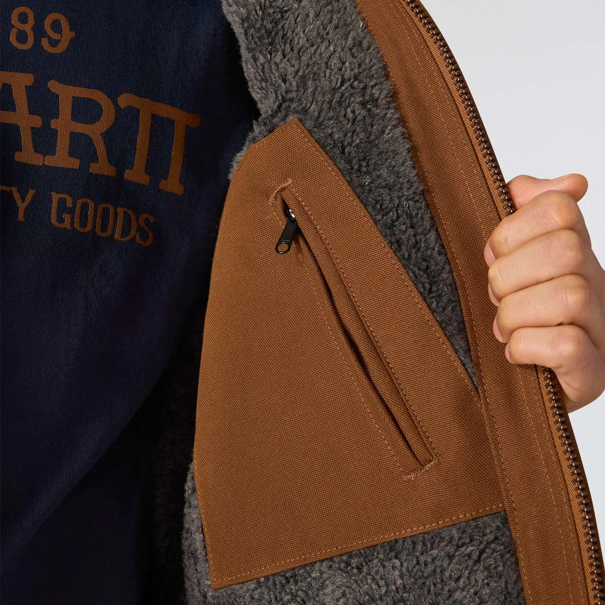 Crafted Series Duck Sherpa Lined Chore Jacket