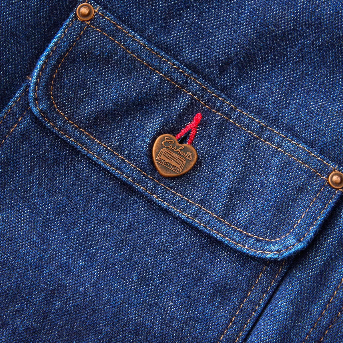 Crafted Series Denim Sherpa Lined Chore Jacket