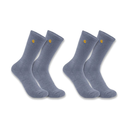 Women's Carhartt Force® Midweight Crew Sock 2-Pack
