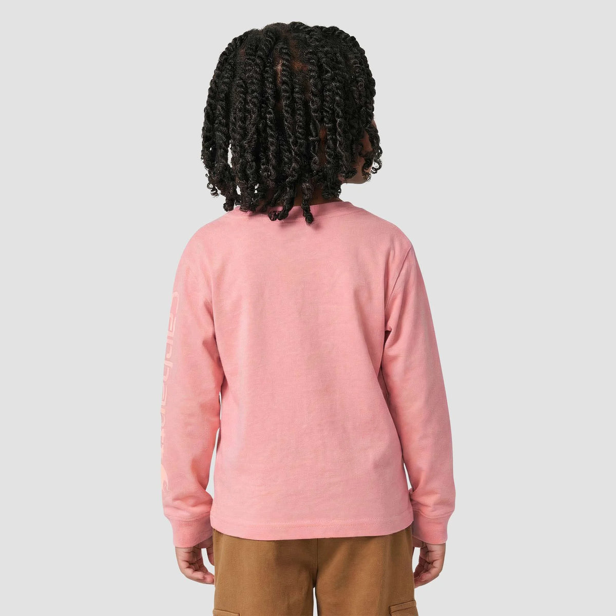Girls' Long Sleeve Tonal Patch Pocket T-Shirt (Toddler/Child/Youth)