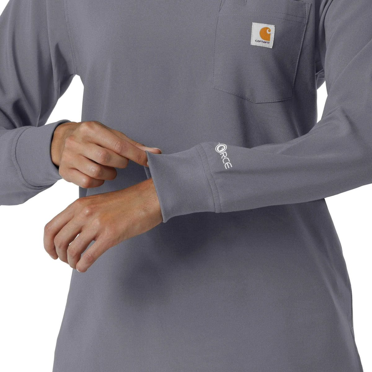 Women's Force Cross-Flex  Crew Neck Long Sleeve Scrub Top
