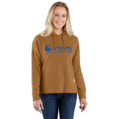 Women's TENCEL™ Fiber Series Loose Fit Graphic Hooded Sweatshirt