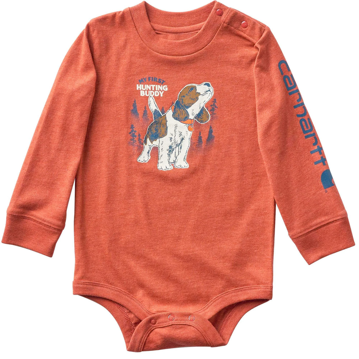 Boys' Long Sleeve Dog Bodysuit (Baby)