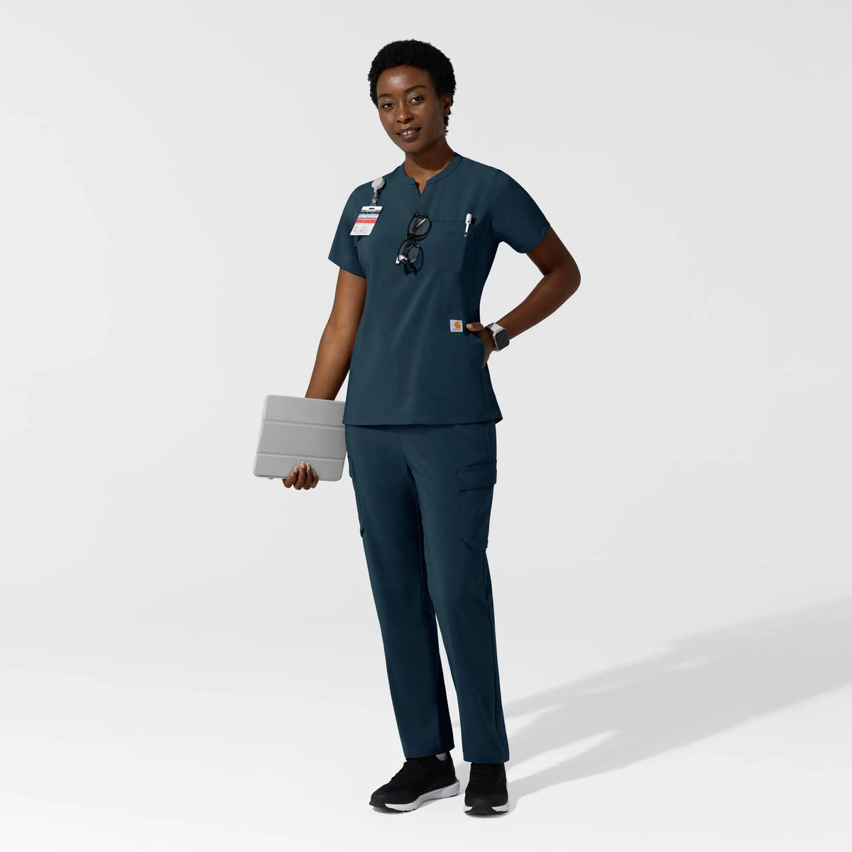 Women's Force Cross-Flex Chest Pocket Scrub Top