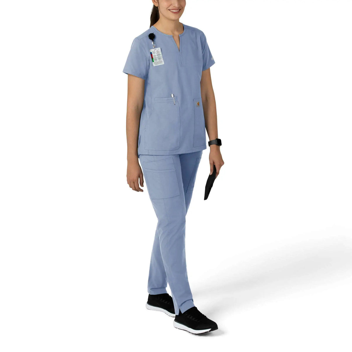 Women's Force Essentials Notch Neck Tunic Scrub Top