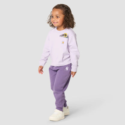Girls' Long Sleeve Floral Pocket T-Shirt (Toddler/Child/Youth)