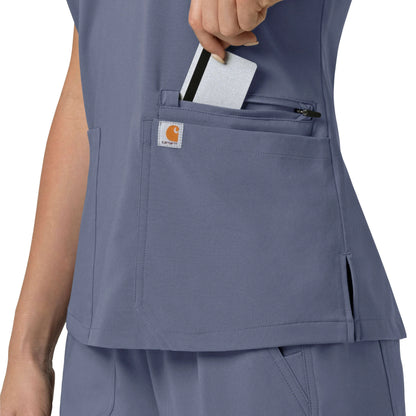 Women's Force Cross-Flex  Flex Panel V-Neck Scrub Top