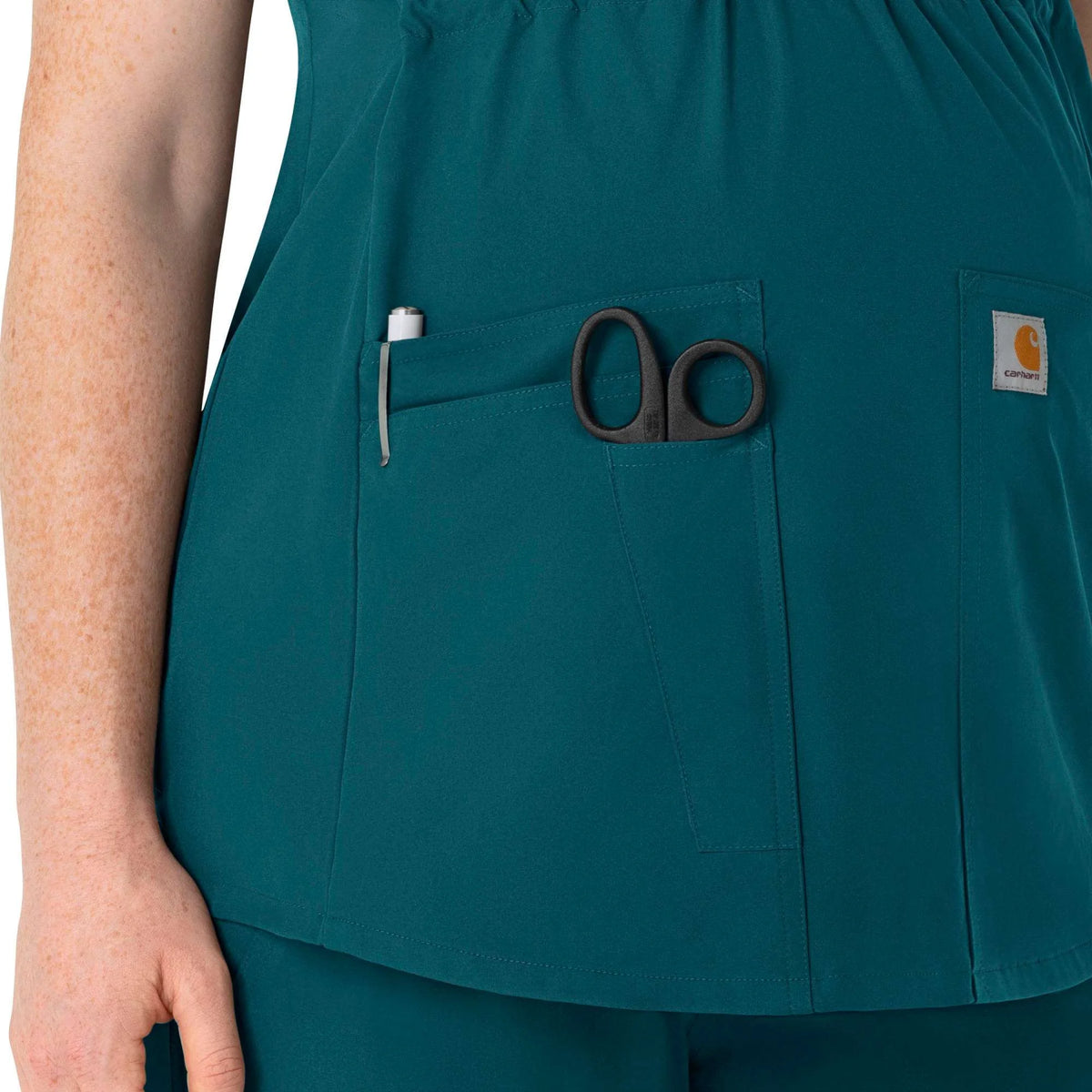 Women's Force Essentials Henley Maternity Scrub Top