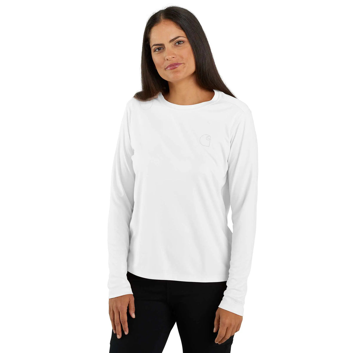 Women's Force Sun Defender™ Relaxed LS Logo T-Shirt