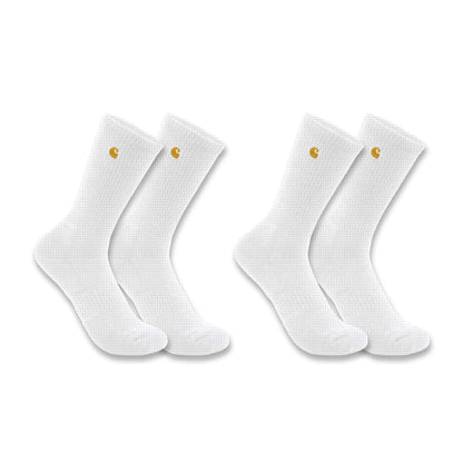 Women's Carhartt Force® Midweight Crew Sock 2-Pack