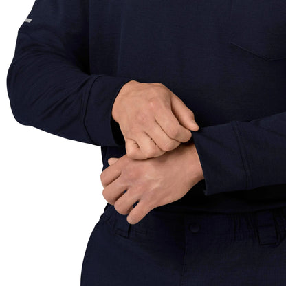 Rugged Flex® RSCU Heavyweight Long Sleeve Polo Scrub Top