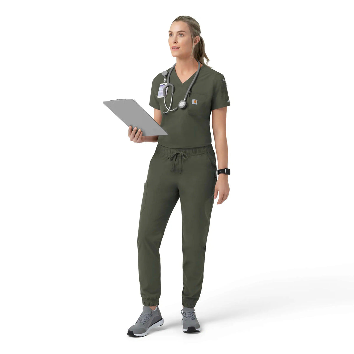 Women's Rugged Flex FLD Tuck-in Scrub Top