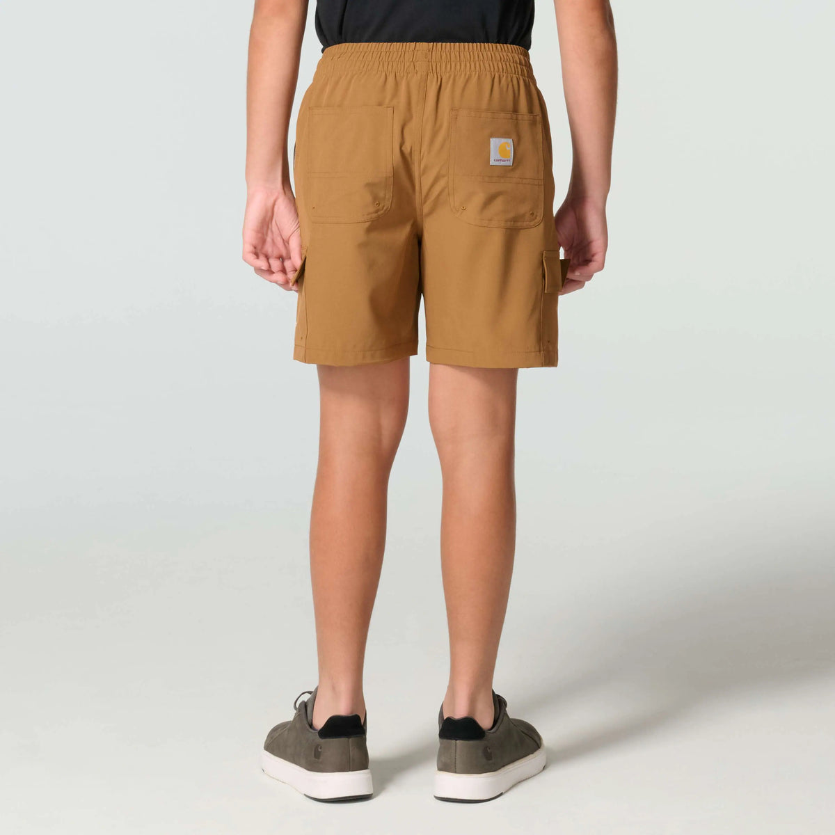 Boys' Elastic Waistband Rugged Flex™ Ripstop Cargo Work Short (Child)