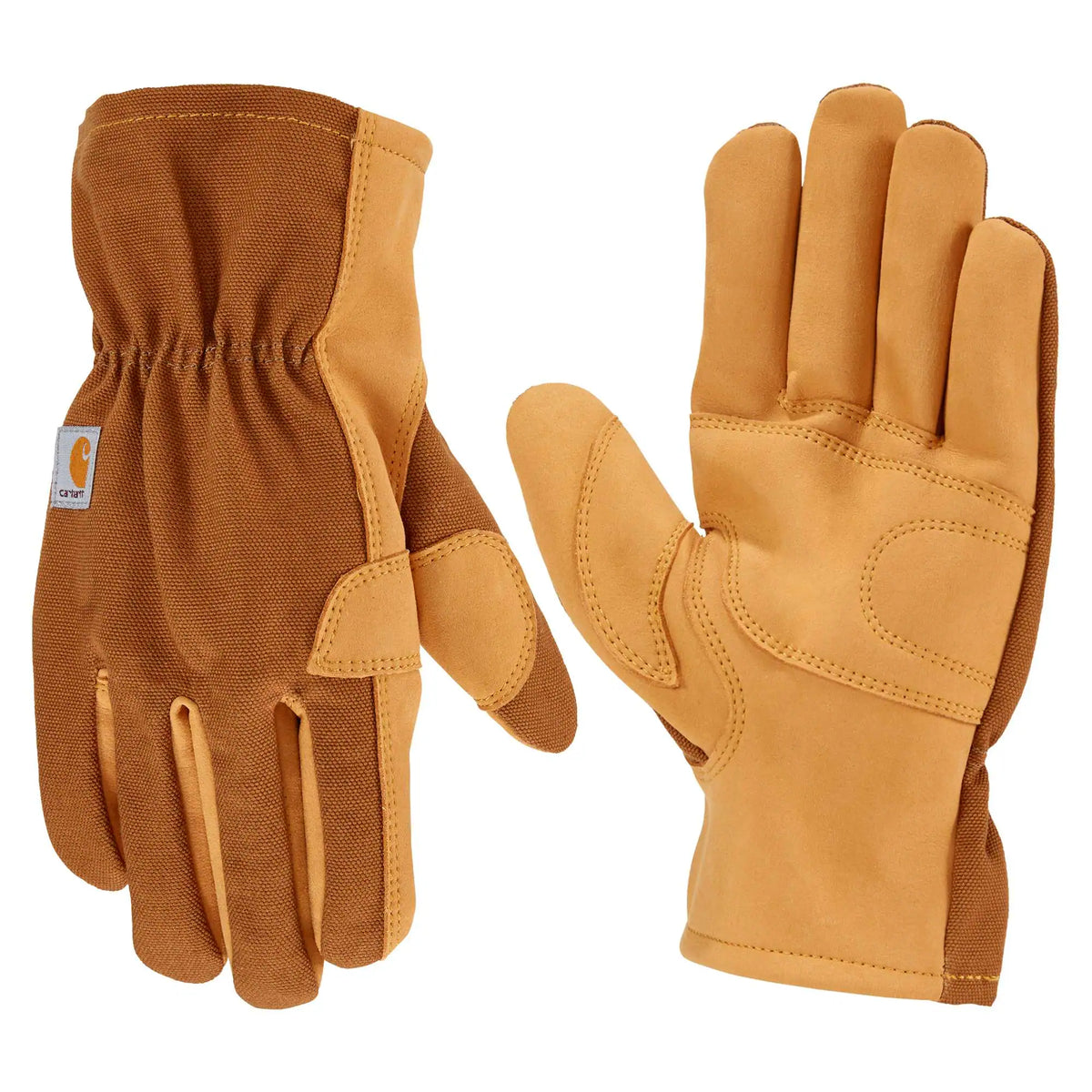 Women's Duck/Synthetic Leather Open Cuff Glove